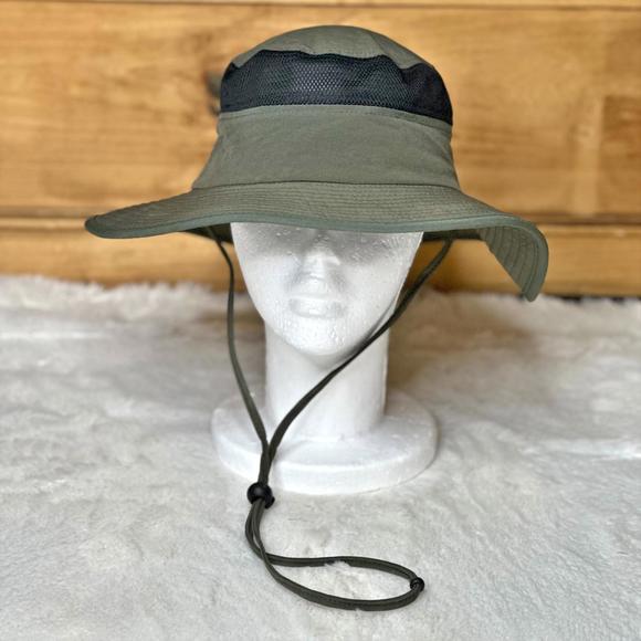 Pugs Mesh Inset Boonie Sun Fisherman Hat Green Adult OS - Picture 1 of 8